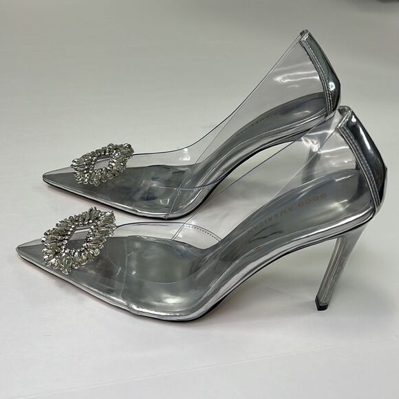 Good American Women’s Glass Cinder-f*cking-rella Pump Size 10 - Picture 5 of 10